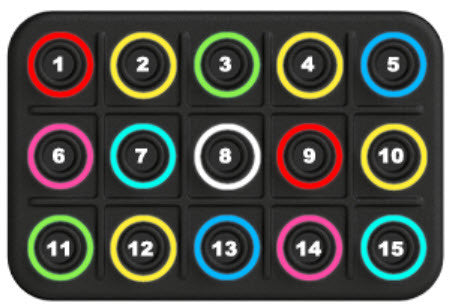 AiM K15 CAN Keypad Open