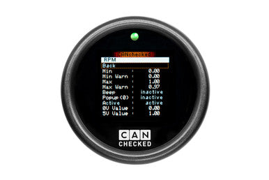 CANchecked MFD15 52mm Display (Gen 2)