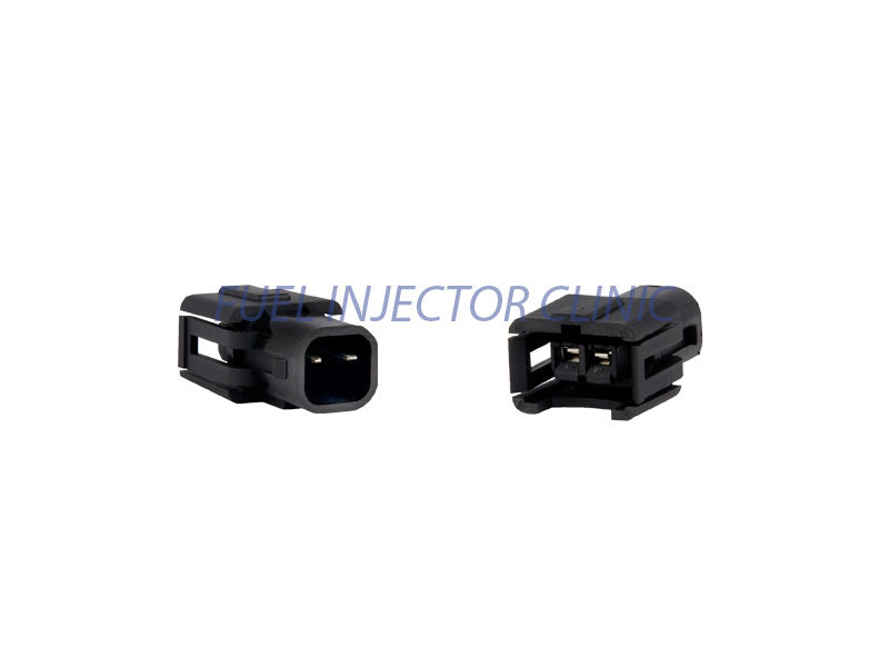 Set of 6 Jetronic/EV1 (female) to US Car/EV6 (male) injector plug adaptors (padpjtou6)